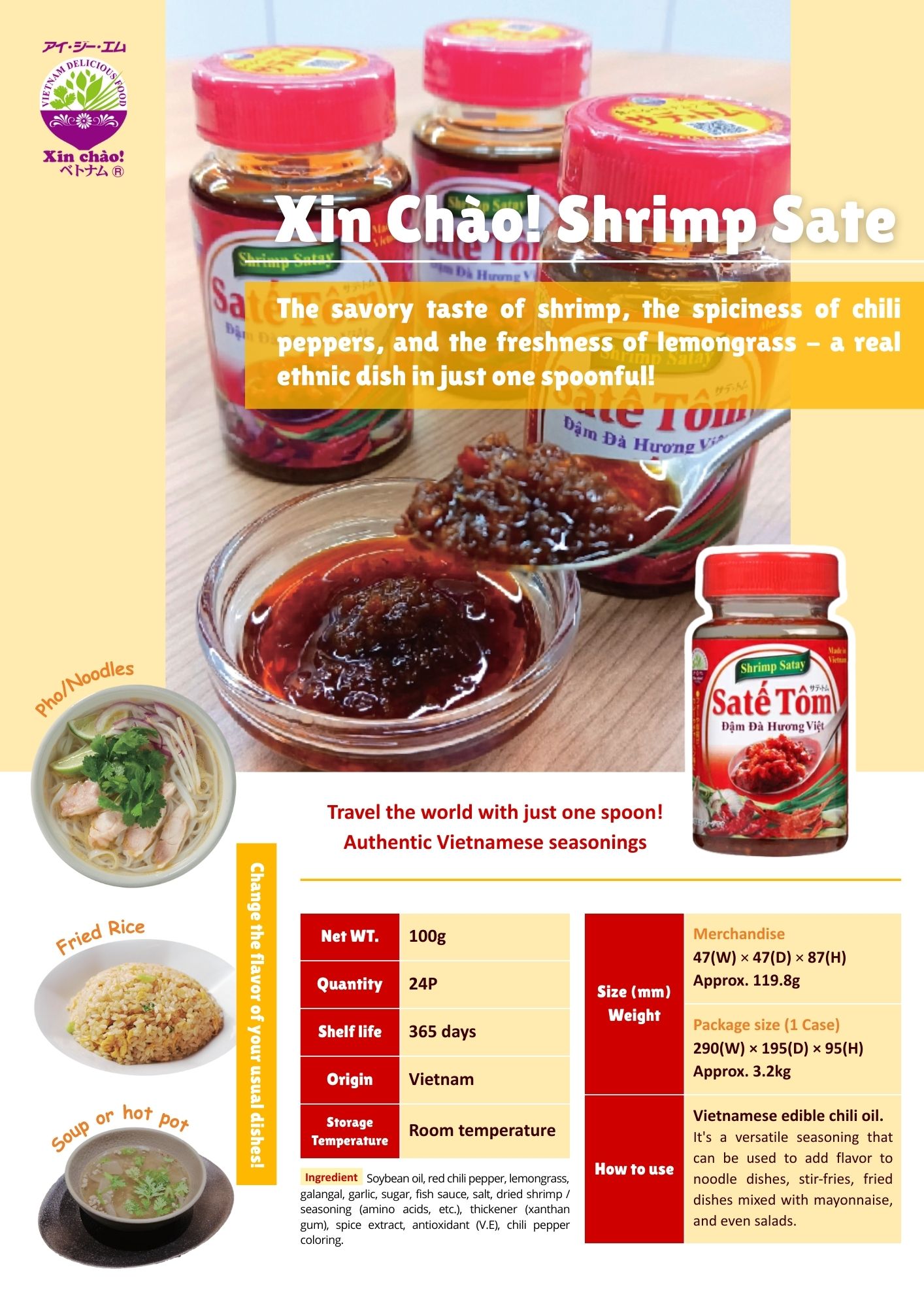 xin chao! sate tom igm